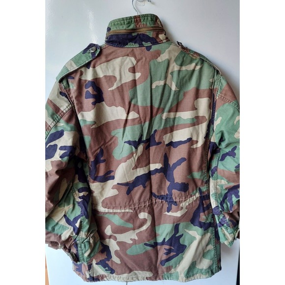 Men's Camouflage Coat SZ M Hunting Military Field Jacket With Liner Cold Weather - Picture 2 of 16